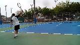 本校選手與台南大灣國中選手網球友誼賽
