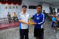 比賽最終由學生高鎮禹奪得第一屆冠軍的殊榮並由政戰處長簡中校實施頒獎